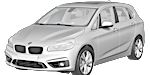 BMW F45 U1822 Fault Code